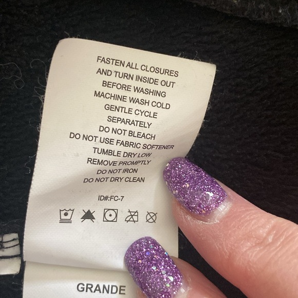 Free Country woman’s Anotak rain jacket faux fur lining hooded black zip up - Picture 12 of 17